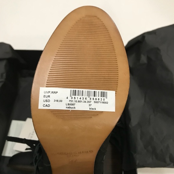 Liebeskind Black Fringe Booties - Picture 2 of 6